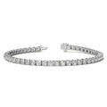 8.5 CTW Lab Grown Diamond Tennis Bracelet in 14kt White/Yellow Gold (G/VS) AGI Certified