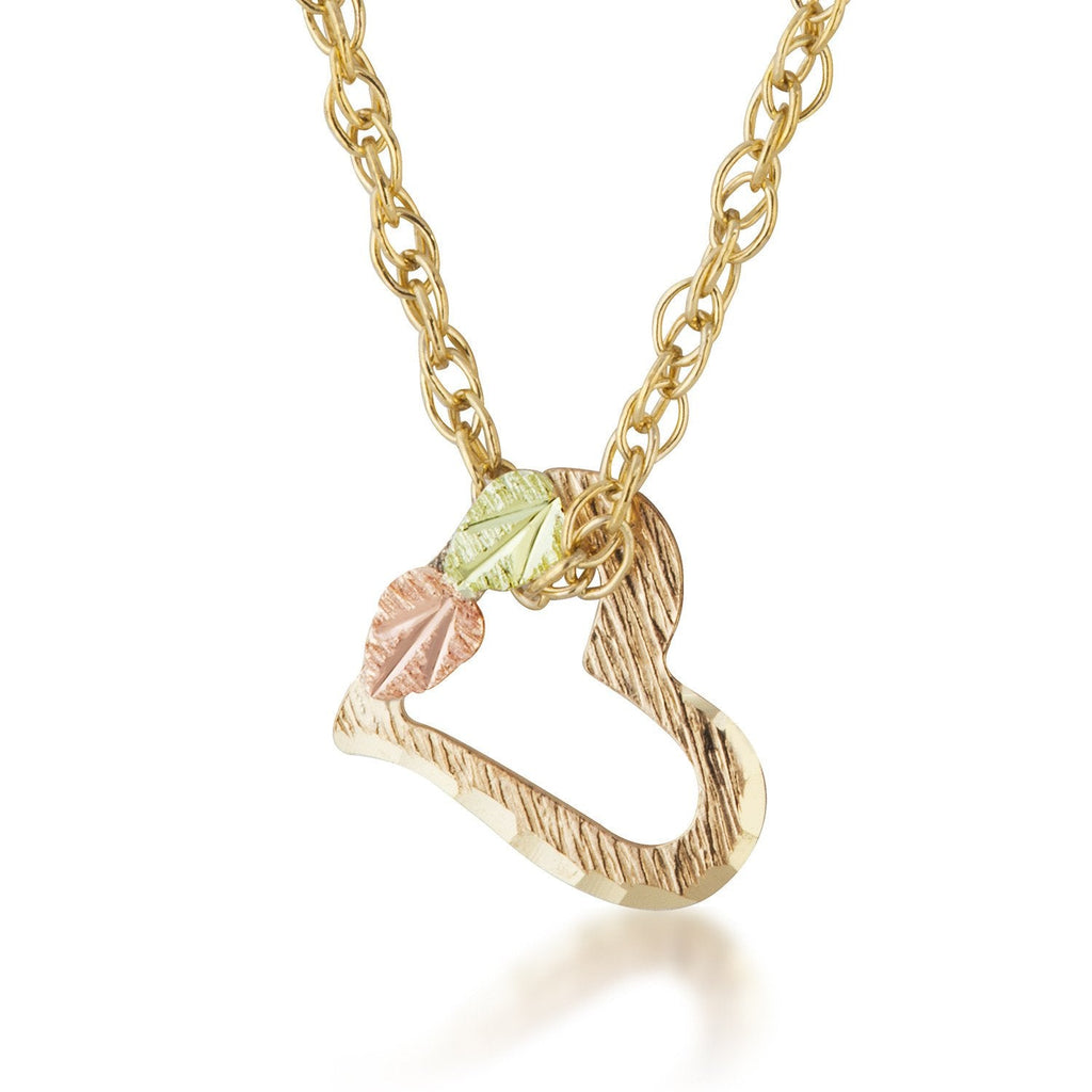 Petite Heart - Black Hills Gold Pendant
