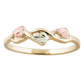 Three Leaves - Black Hills Gold Ladies Ring