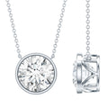 5 Carat Lab Grown Diamond Bridal Necklace with IGI Certificate