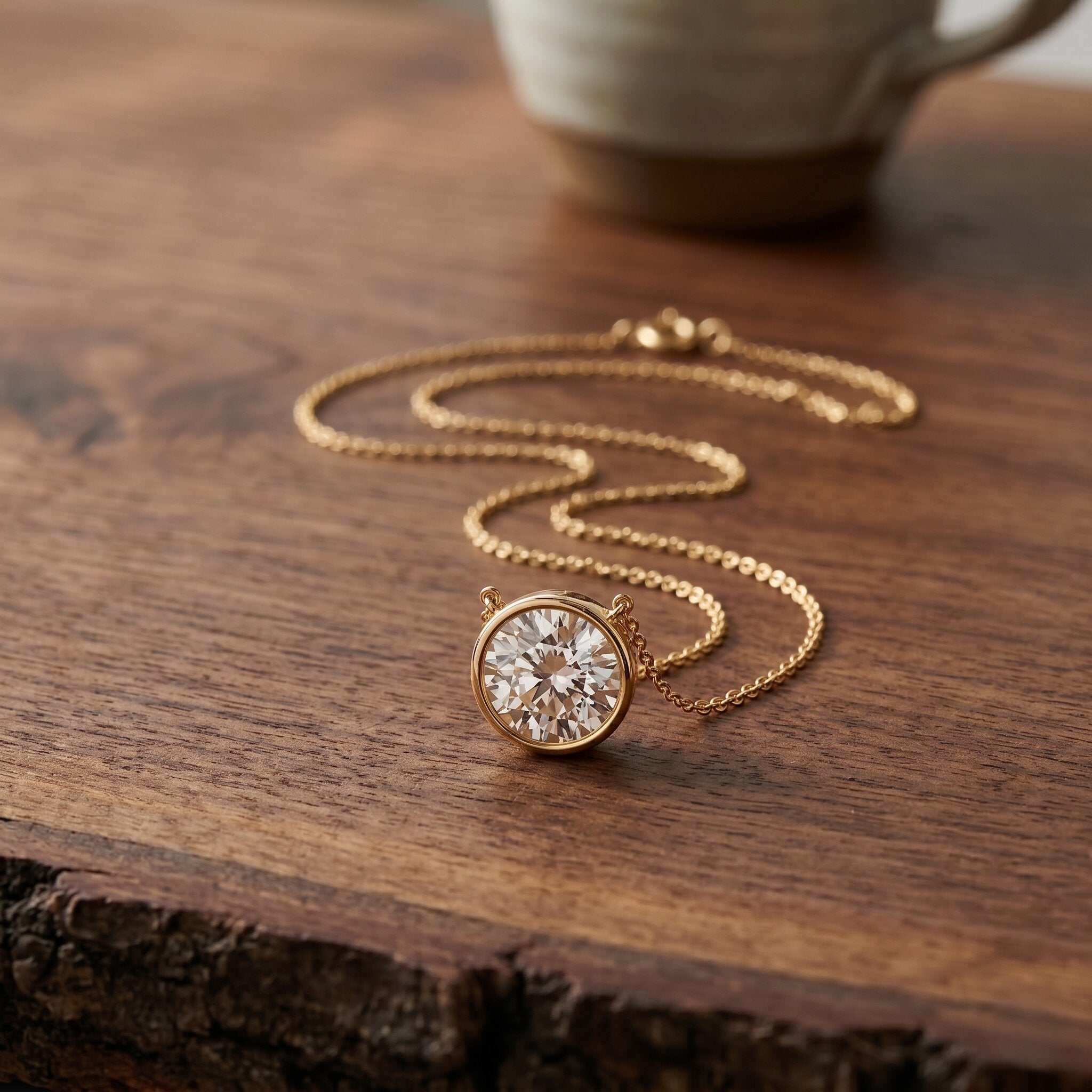 5 Carat Lab Grown Diamond Bridal Necklace with IGI Certificate