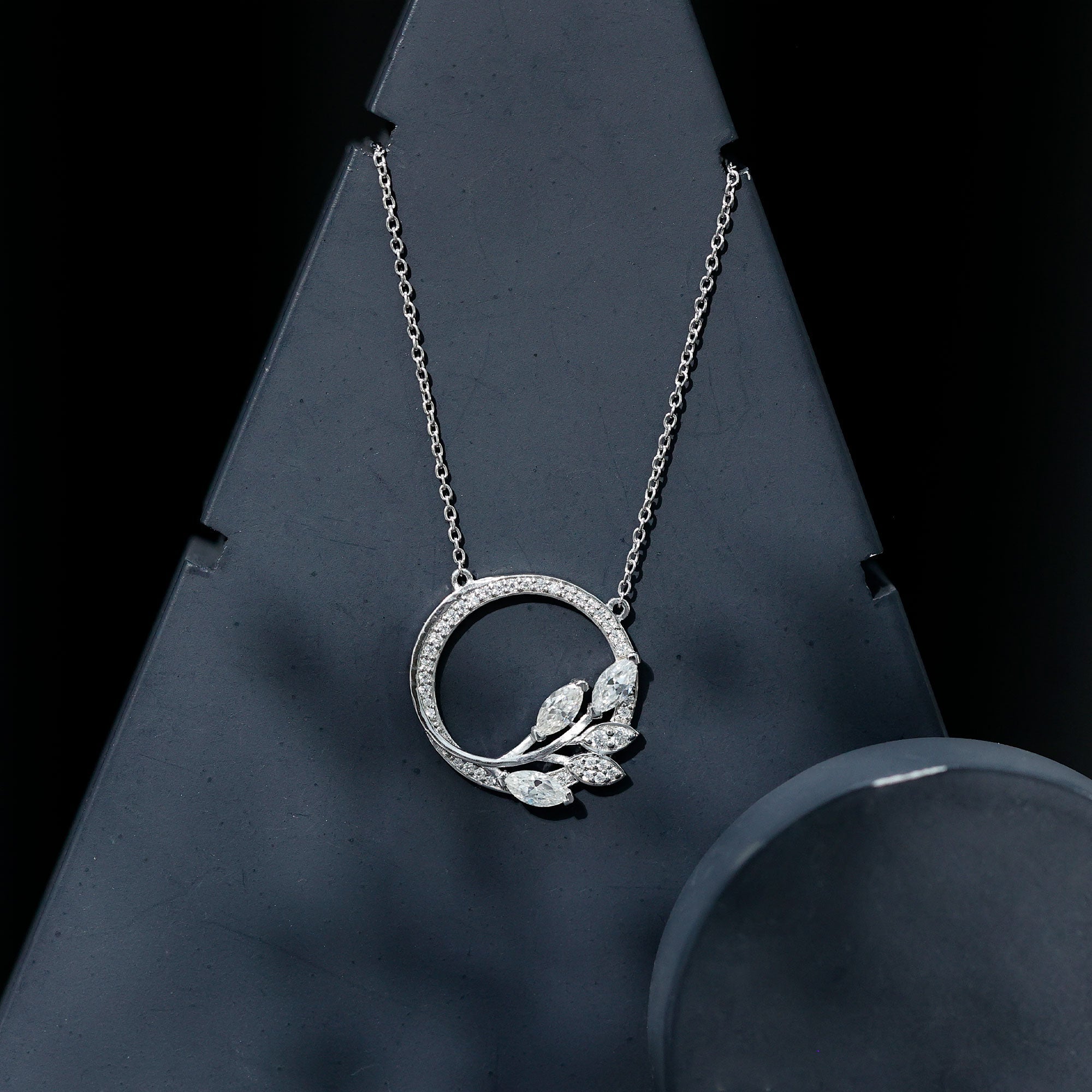 Nature Inspired Lab Grown Diamond Eternity Necklace