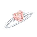 The Aside — Pink Diamond Heart Promise Ring