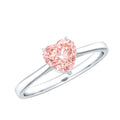 The Confession — Pink Diamond Heart Promise Ring