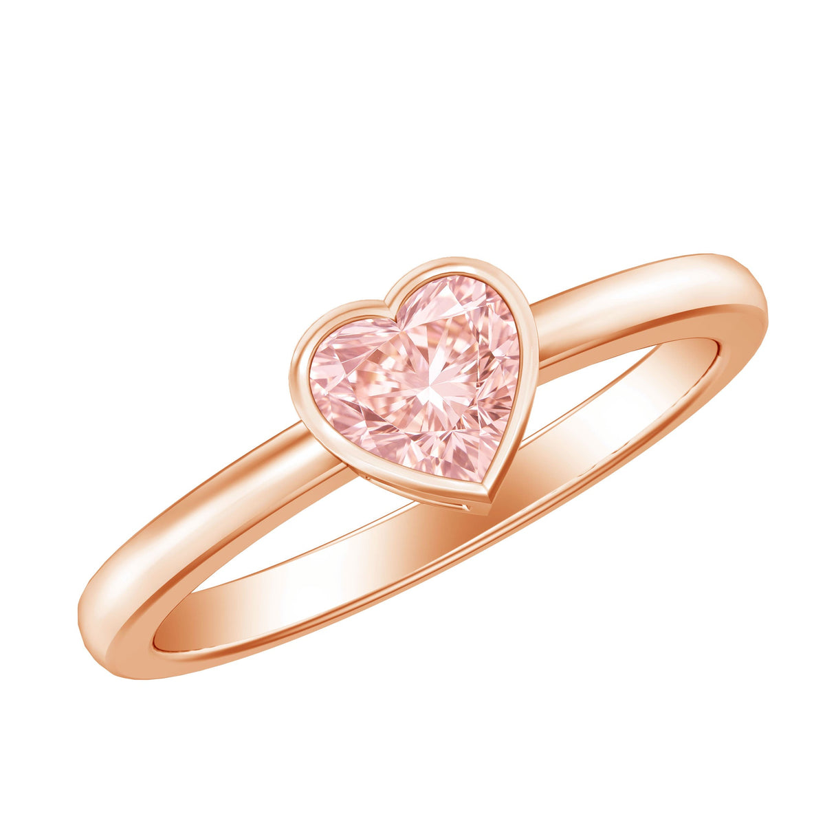 The Seal — Pink Diamond Heart Promise Ring