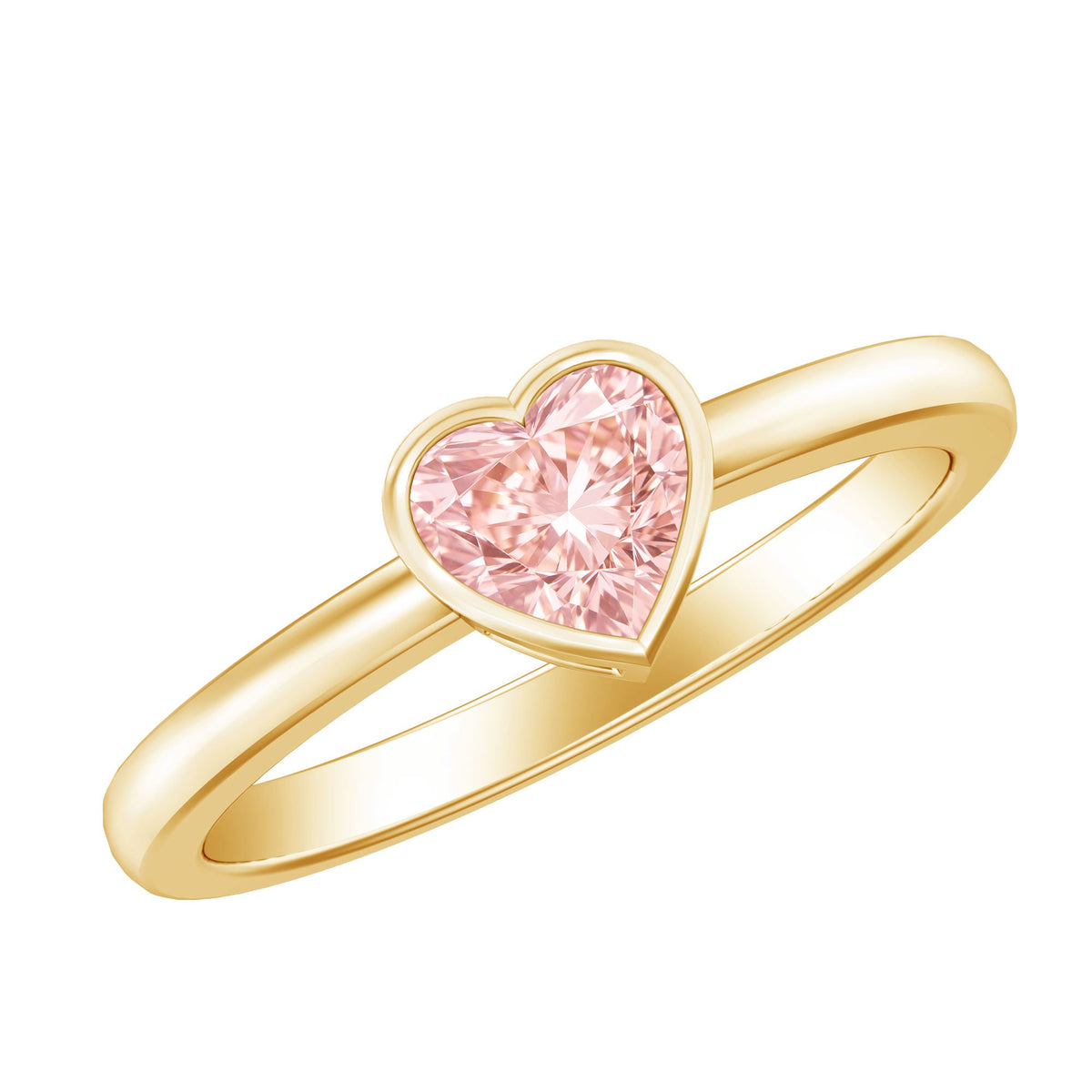 The Seal — Pink Diamond Heart Promise Ring