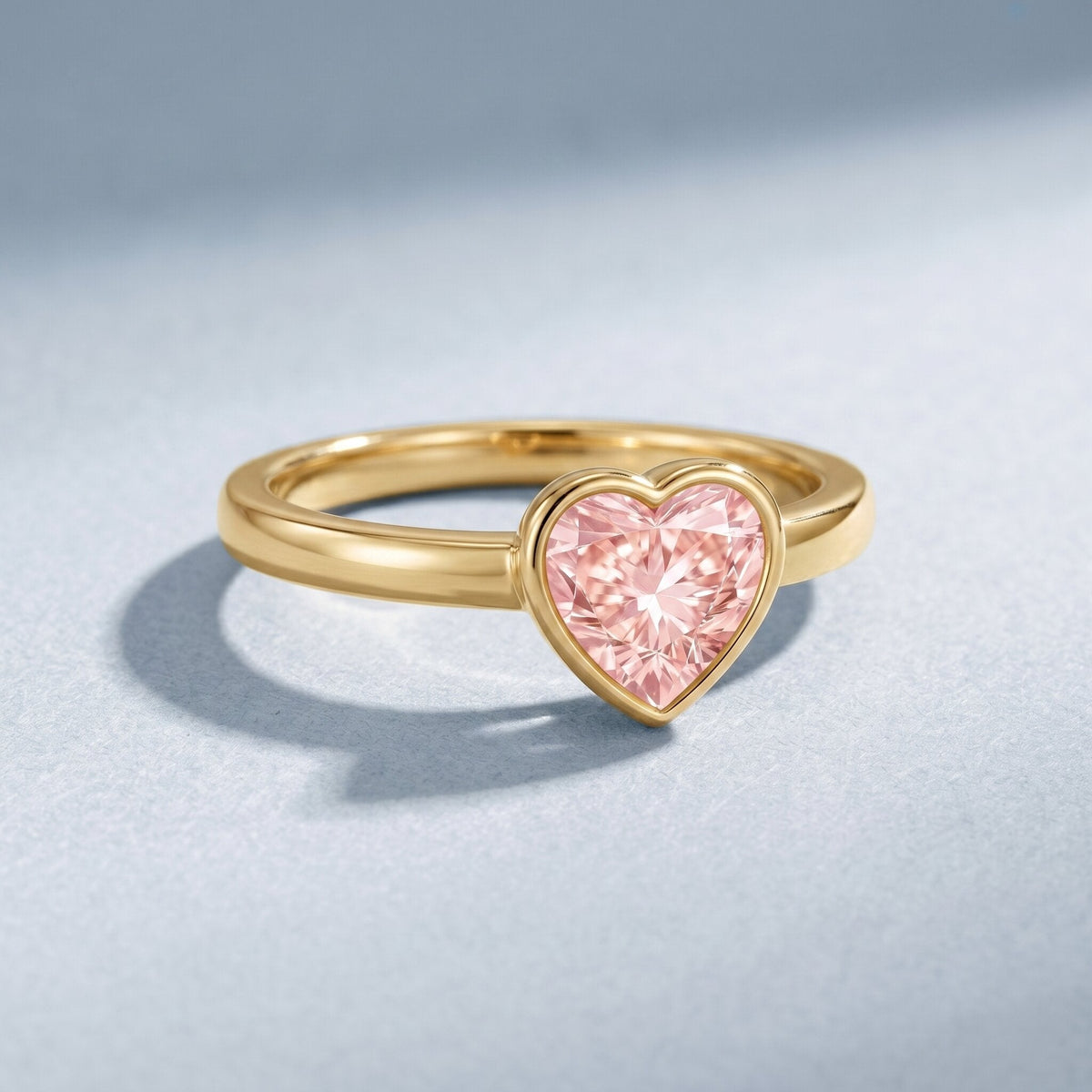 The Seal — Pink Diamond Heart Promise Ring
