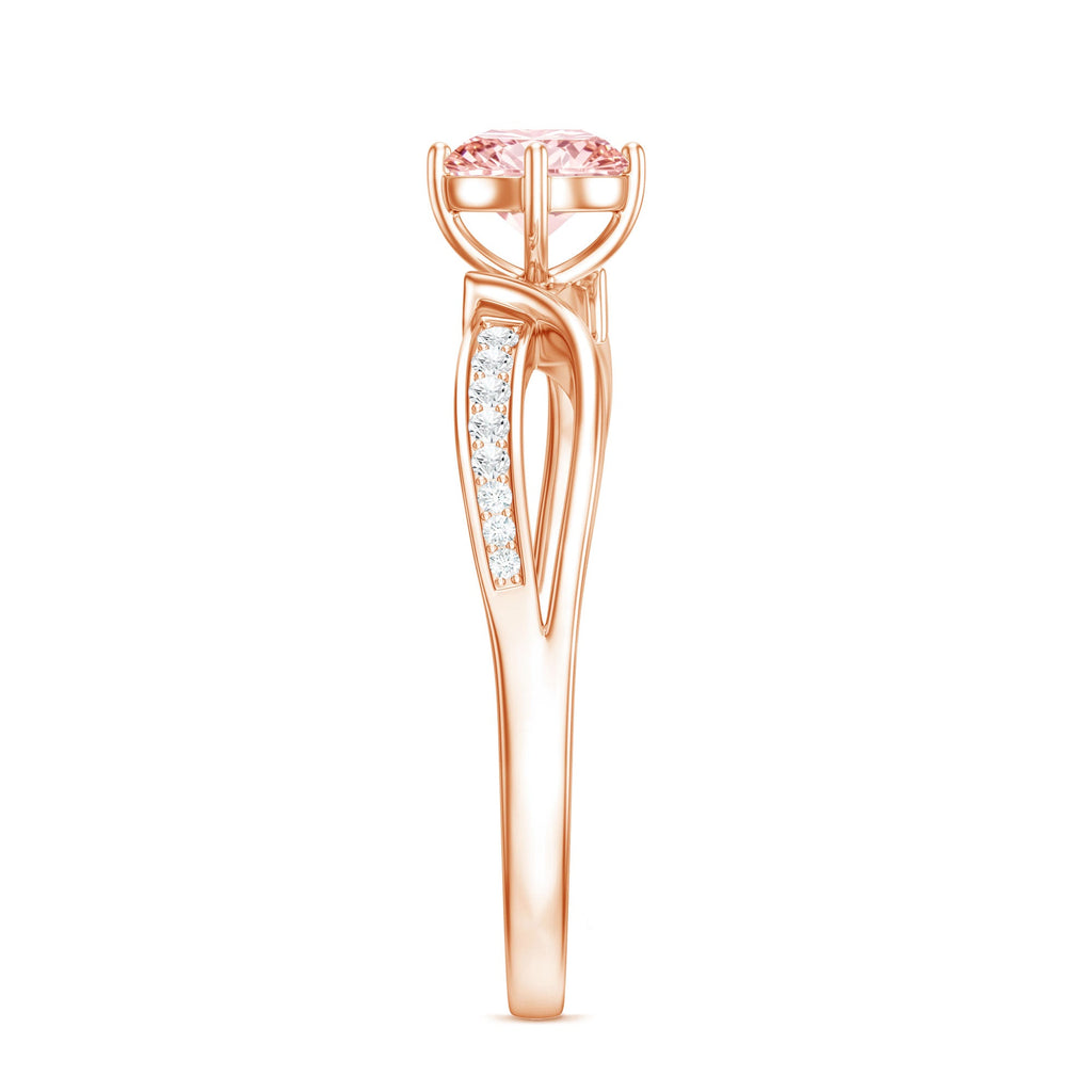 The Continuum — Pink Diamond Infinity Engagement Ring