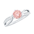 The Continuum — Pink Diamond Infinity Engagement Ring