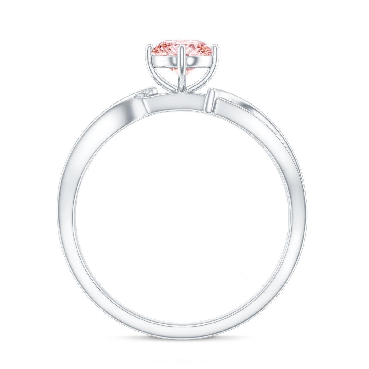 The Continuum — Pink Diamond Infinity Engagement Ring