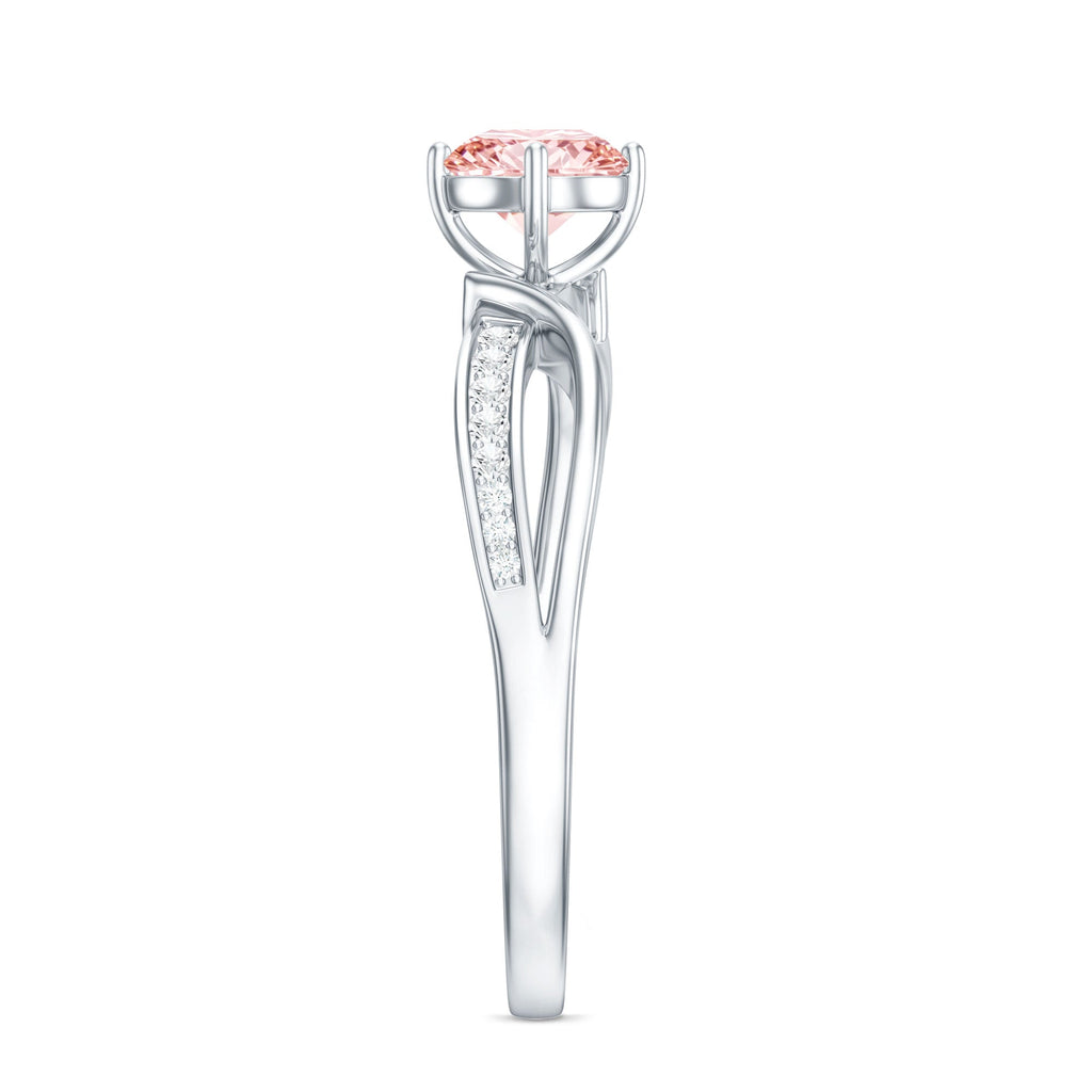 The Continuum — Pink Diamond Infinity Engagement Ring