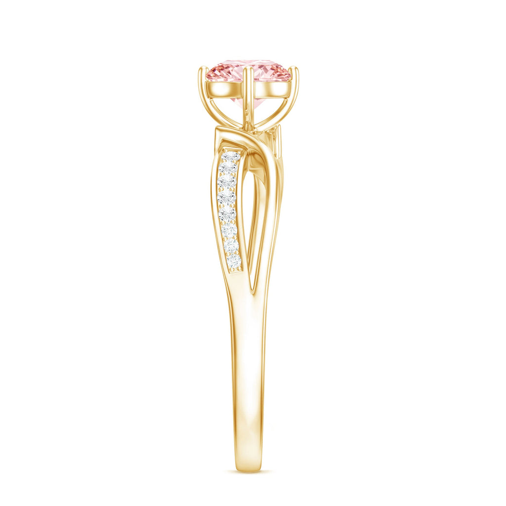 The Continuum — Pink Diamond Infinity Engagement Ring