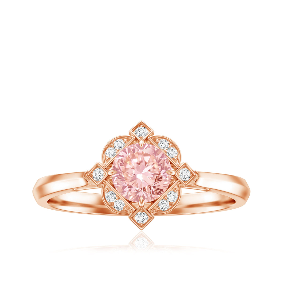 The Heirloom — Vintage Pink Diamond Engagement Ring