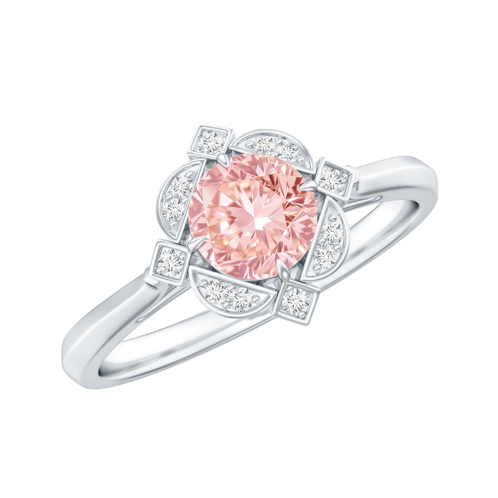 The Heirloom — Vintage Pink Diamond Engagement Ring