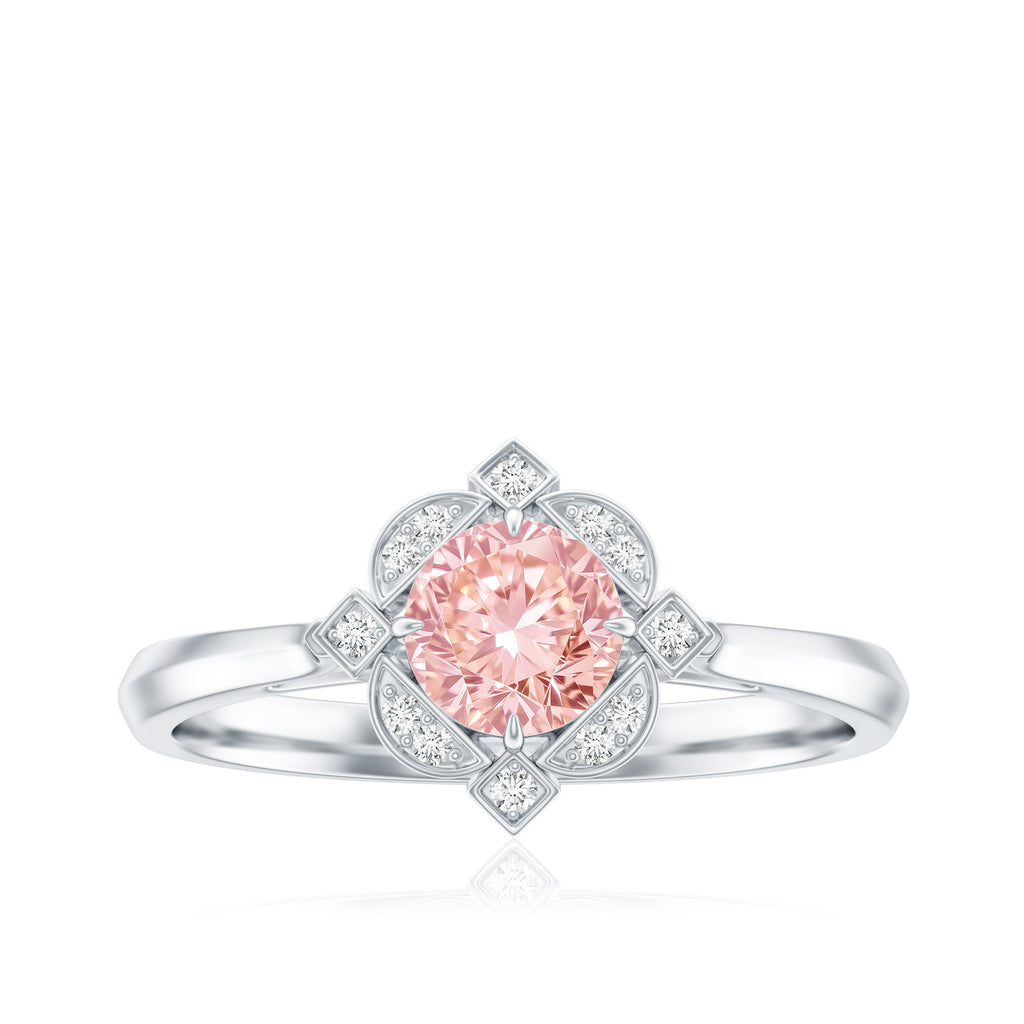 The Heirloom — Vintage Pink Diamond Engagement Ring