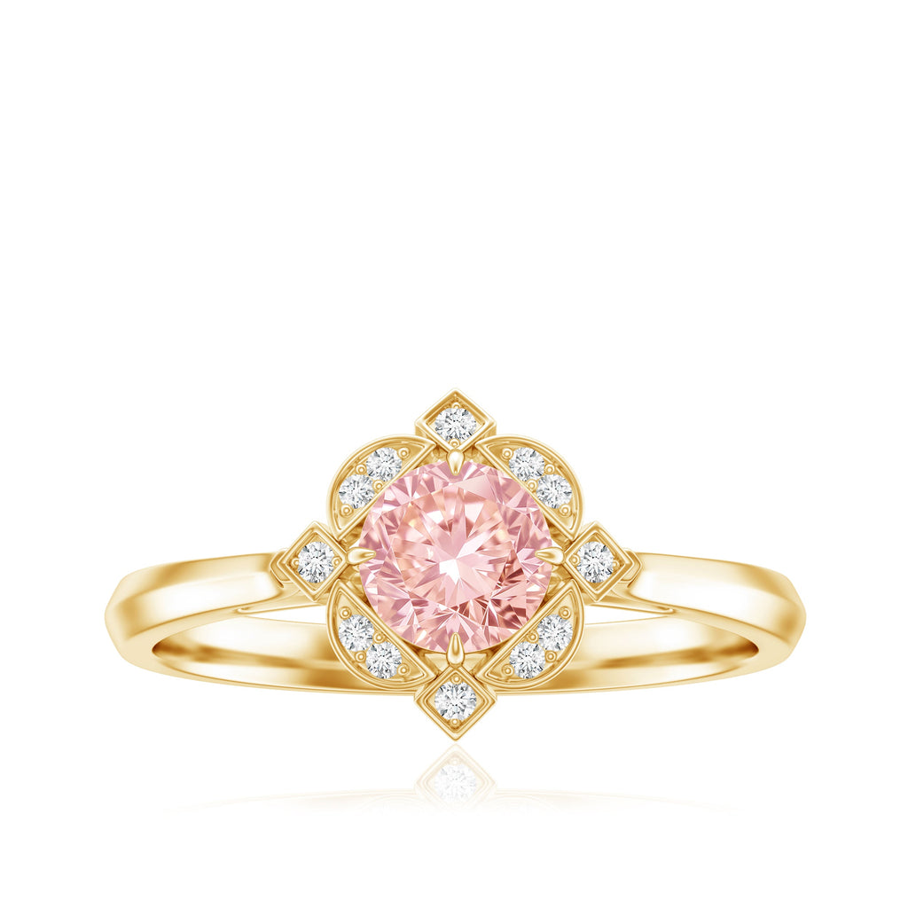 The Heirloom — Vintage Pink Diamond Engagement Ring