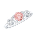 The Endless — Pink Diamond Infinity Engagement Ring