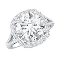 5 Carat Lab Grown Big Diamond Engagement Ring with IGI Certificate