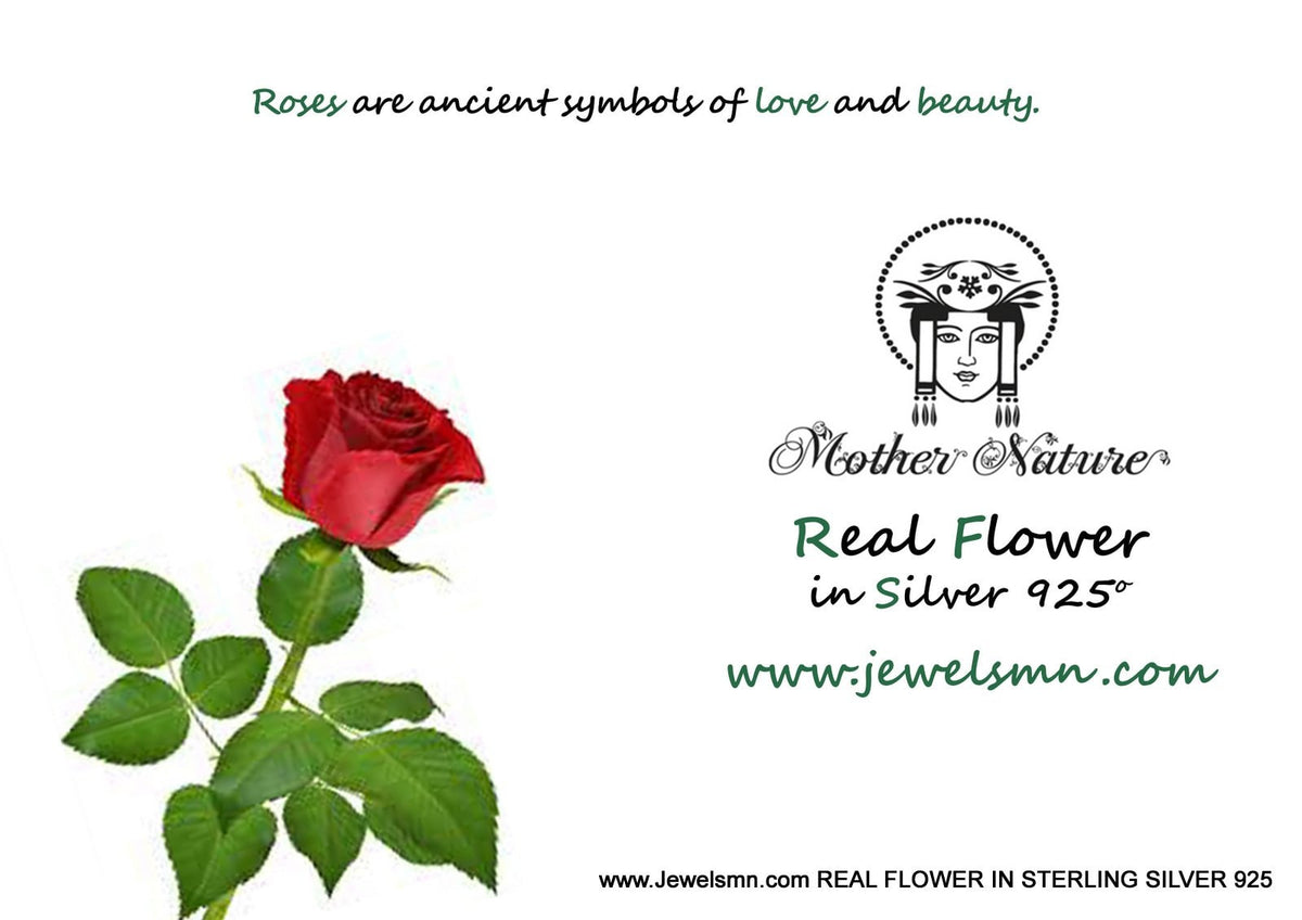 Solid Gold Rose Leaf Ring, Handmade Nature Jewelry, Organic Forest Band, Boho Gift for Luck & Passion, Real Gold (9K, 14K, 18K)